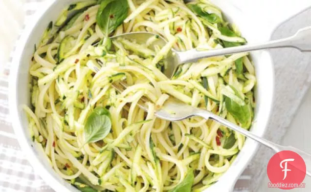 Courgette & lemon linguine