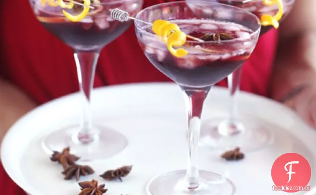 Cocktail de vinho quente