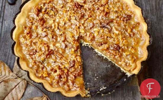 Torta de caramelo de noz