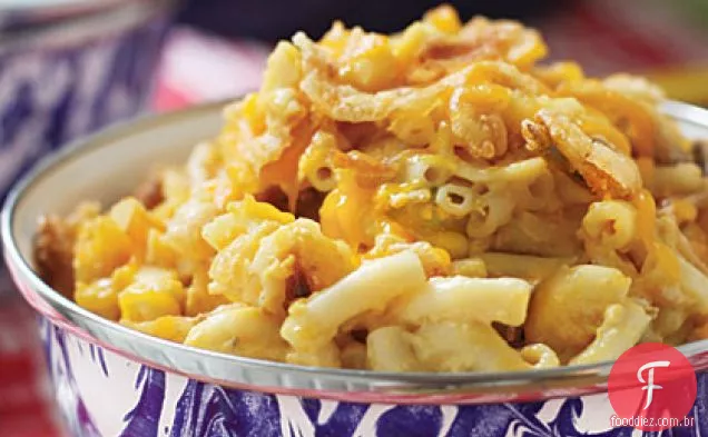 Macarrão Dourado E Queijo