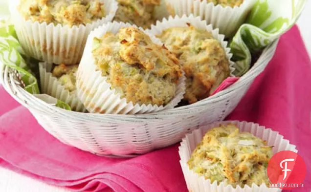 Carla's Leek & cheese muffins