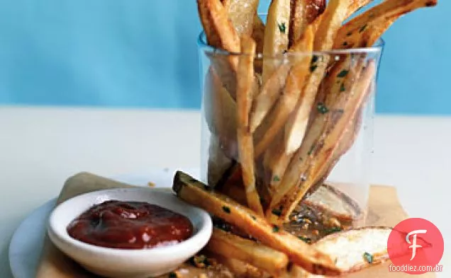 Batatas Fritas Cozidas Duas Vezes