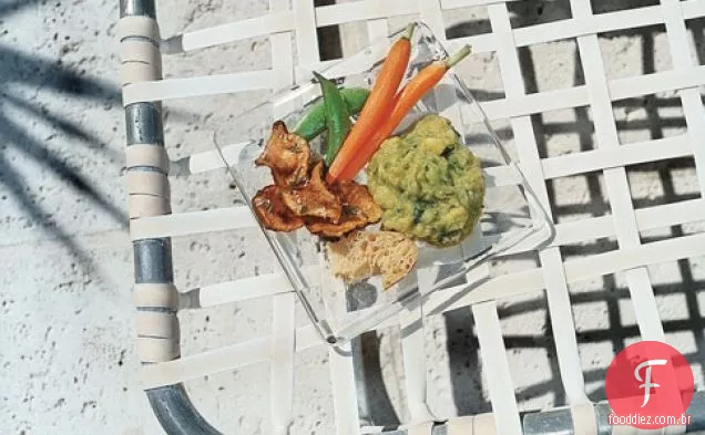 Guacamole Com Manjericão E Chalotas