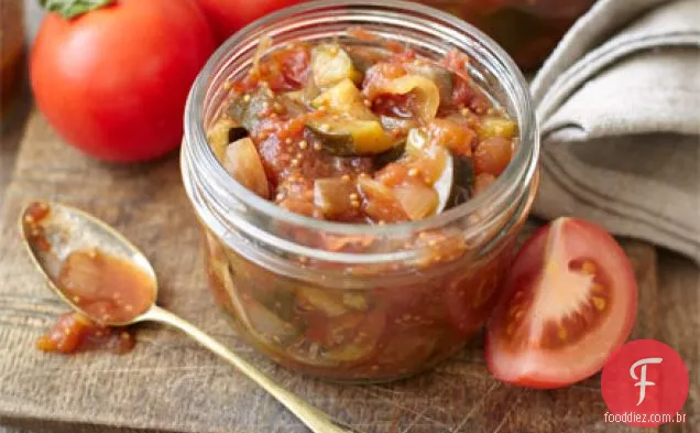 Courgette & tomate chutney