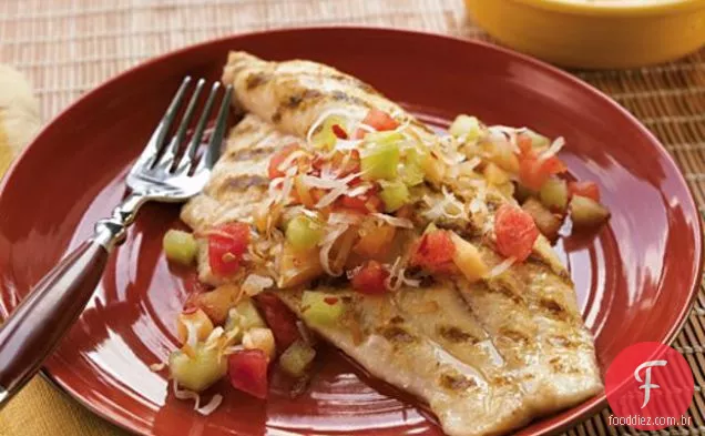 Bagre De Coco Com Salsa De Melão