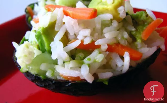Abacates Recheados Com Sushi