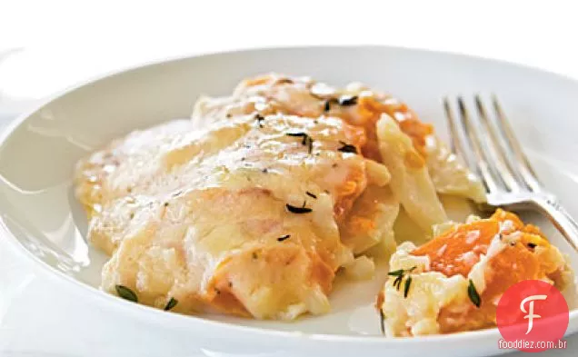 Batata doce e gratinado Butternut