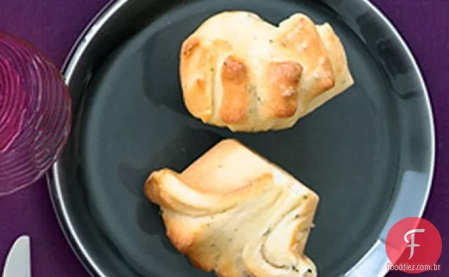 Cebolinha e tomilho Pull-Apart Rolls