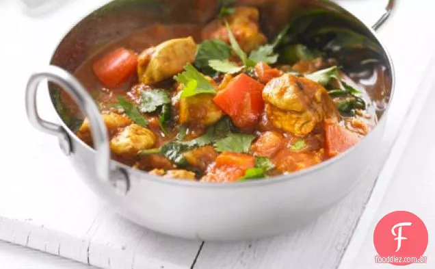 Balti de frango mais saudável