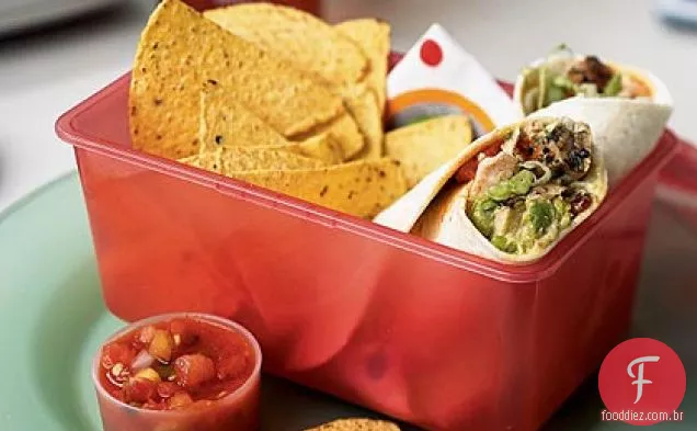 Envoltório de porco e abacate Chipotle