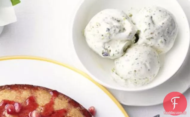 Cheat's pistachio ice cream