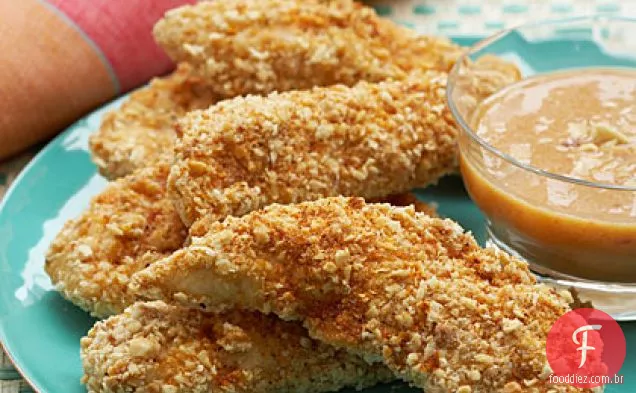 Forno De Amendoim-Frango Frito Com Molho Cítrico-Gengibre