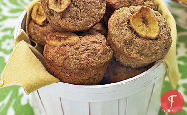 Muffins De Banana De Trigo Integral