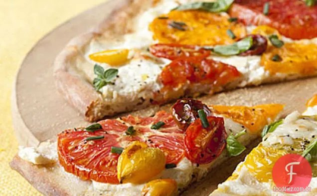 Tomate-Ricota Pizza