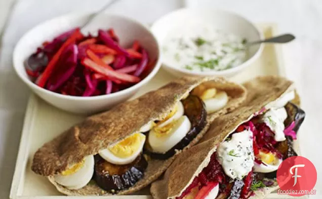 Egg & Veggie pittas