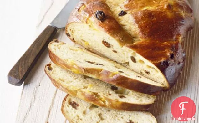 Mango tea loaf plait