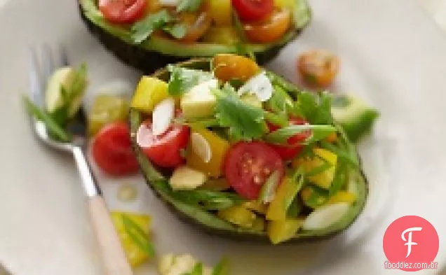 Abacate Com Pimentão E Tomate
