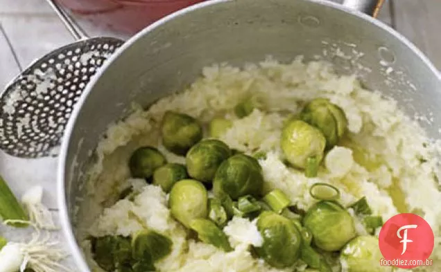 Puré de pastinaga e broto colcannon