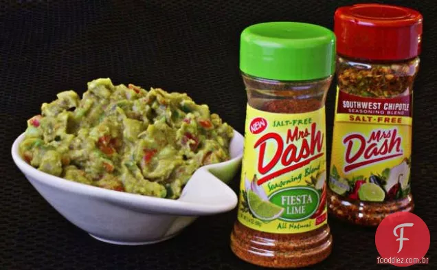 Chipotle saudável e sem sal e guacamole de limão
