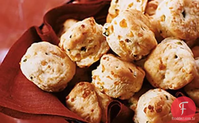 Biscoitos Cheddar-Jalapeño