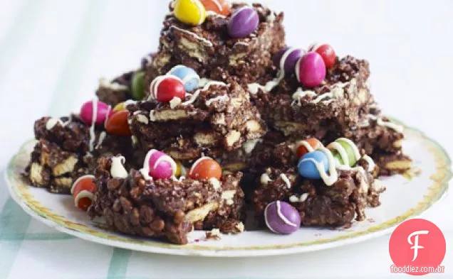 Bolo de chocolate crocante