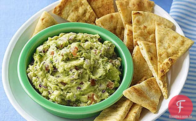 Guacamole com Chips de cominho