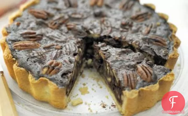 Chocolate & pecan torta