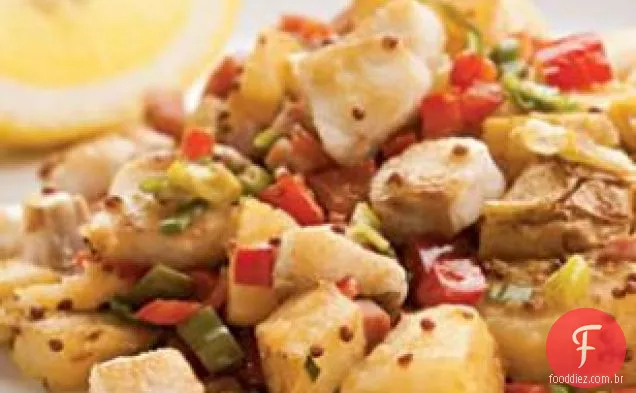 Hash De Peixe-Gato E Batata Para Dois
