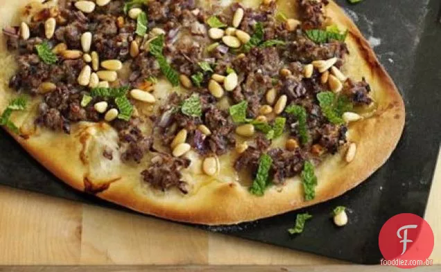 Flatbreads de cordeiro perfumados