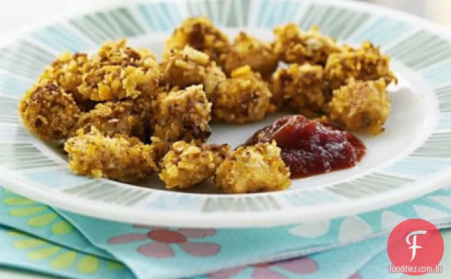 Picadas de frango crocantes
