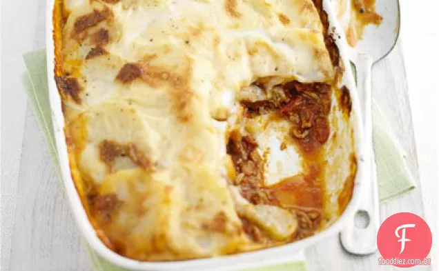 Cordeiro e batata assar