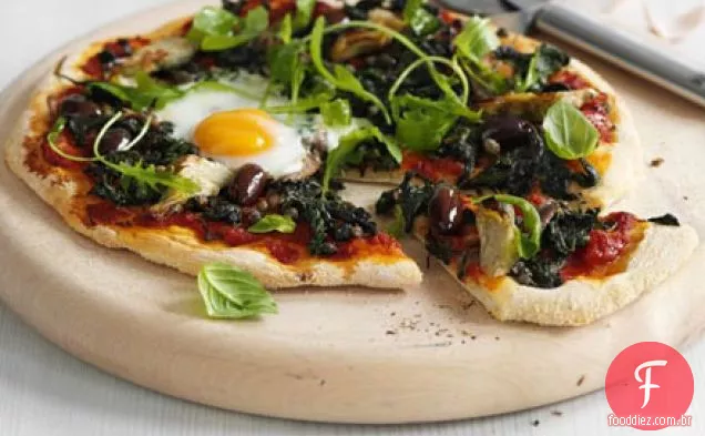 Florentine dairy-free pizza