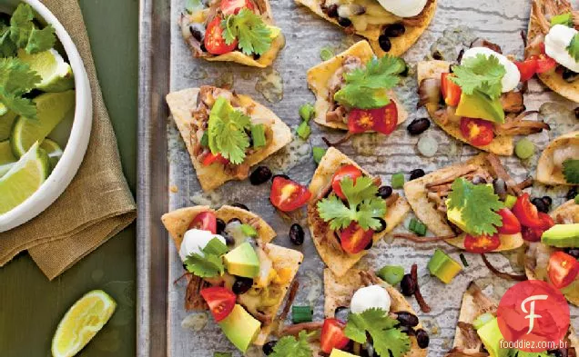 Nachos De Carne De Fogão Lento