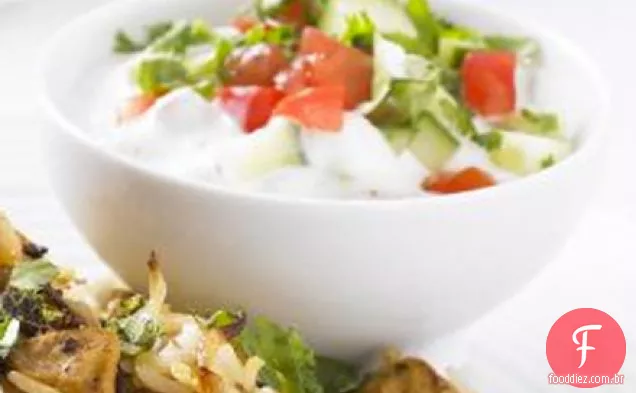 Tomate e Pepino raita