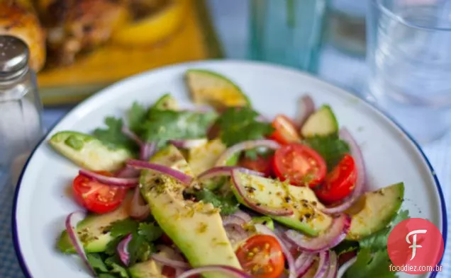 Salada Guacamole Desconstruída