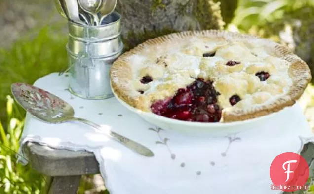 Torta de baga de Verão
