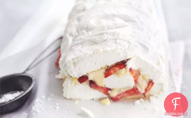Creme morango roulade