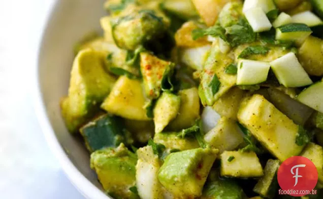 Guacamole De Abobrinha Verde De Verão