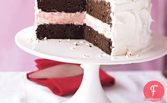 Peppermint Ice Cream Cake