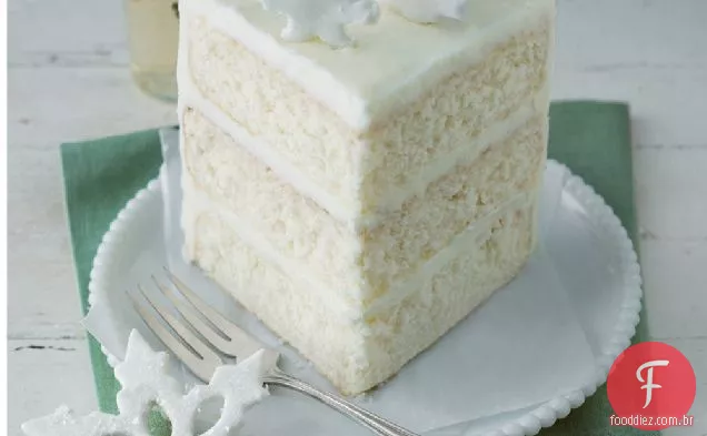 Bolo branco da Sra. Billett
