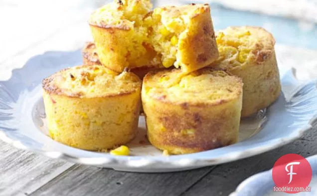 Muffins de pão de milho