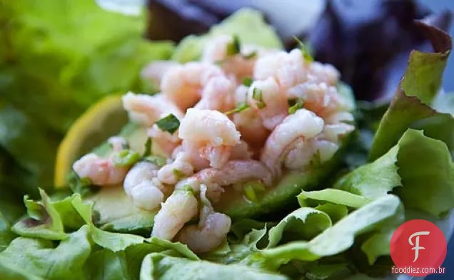 Salada De Camarão E Abacate