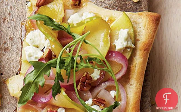 Maçã-Queijo De Cabra Pizza