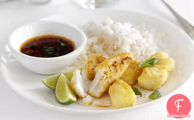 Batata frita temperada peixe Dedos