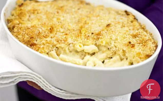 Macarrão com queijo em 4 passos fáceis