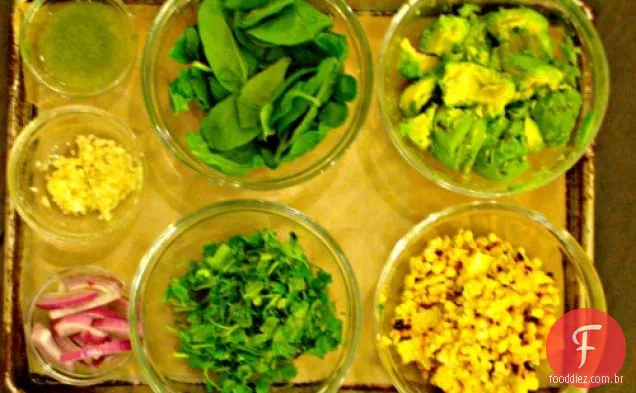 Espargos N ' Rabanete Milho Guacamole