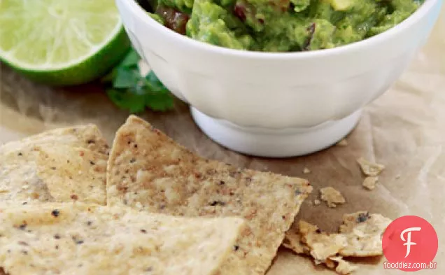 Salsa Verde Assada E Tomatillo Guacamole Assado