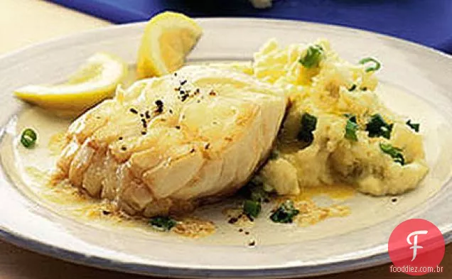 Bacalhau frito com campeão