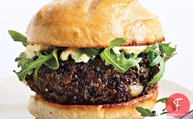 Mushroom Lentil Burgers