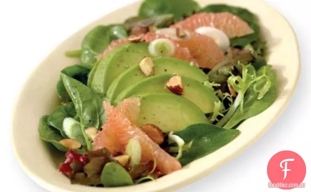 Salada de toranja e abacate
